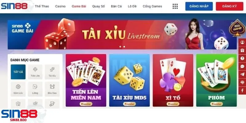 Các Loại Mini Game Phổ Biến Trên Sin88